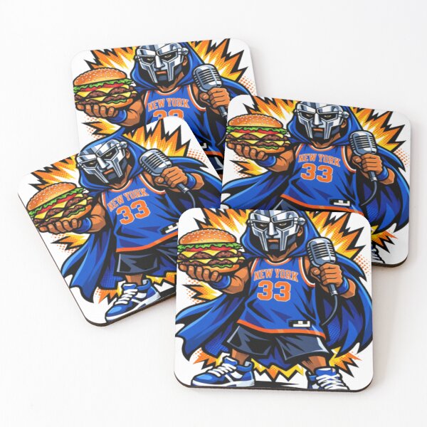 Item preview, MF DOOM x New York Knicks Supervillain Basketball Mashup designed and sold by Gramemptere2001.