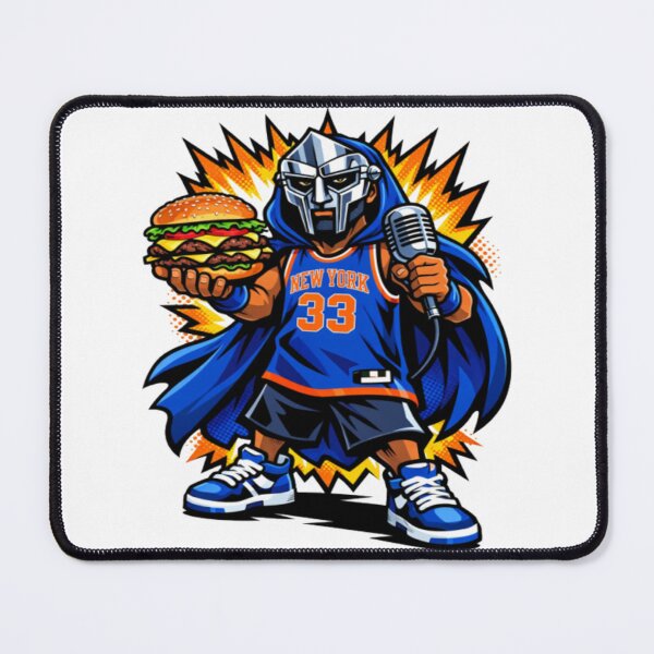 Item preview, MF DOOM x New York Knicks Supervillain Basketball Mashup designed and sold by Gramemptere2001.