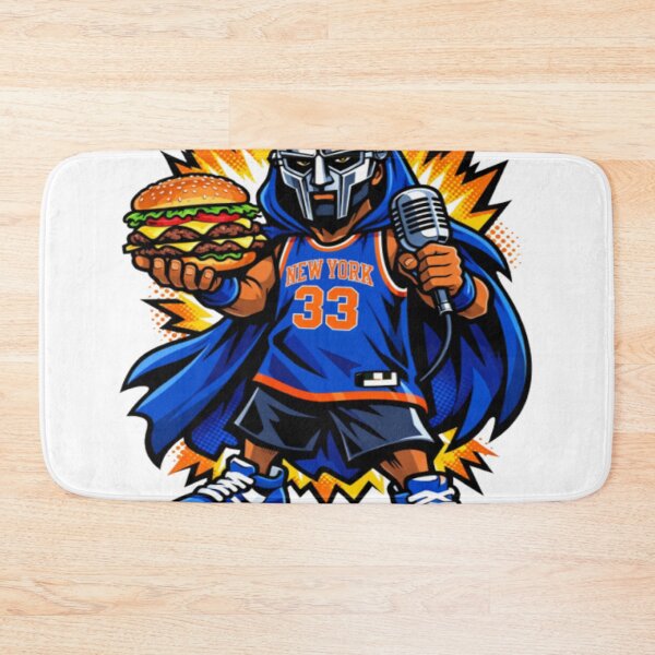 Item preview, MF DOOM x New York Knicks Supervillain Basketball Mashup designed and sold by Gramemptere2001.