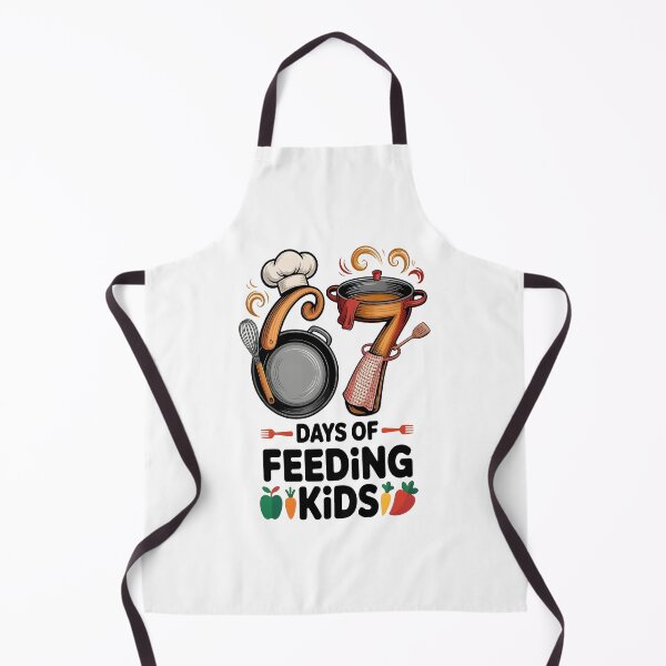 Item preview, 67 Days Of Feeding Kids Lunch Lady Cafeteria Worker designed and sold by pansak.