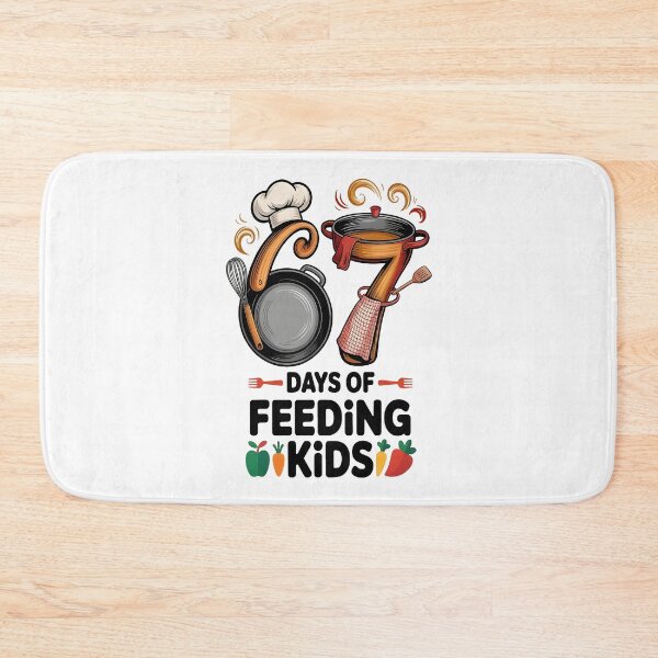 Item preview, 67 Days Of Feeding Kids Lunch Lady Cafeteria Worker designed and sold by pansak.