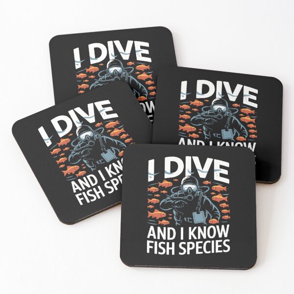 Item preview, I Dive And I Know Fish Species Diver Scuba Diving designed and sold by elihletoriong.