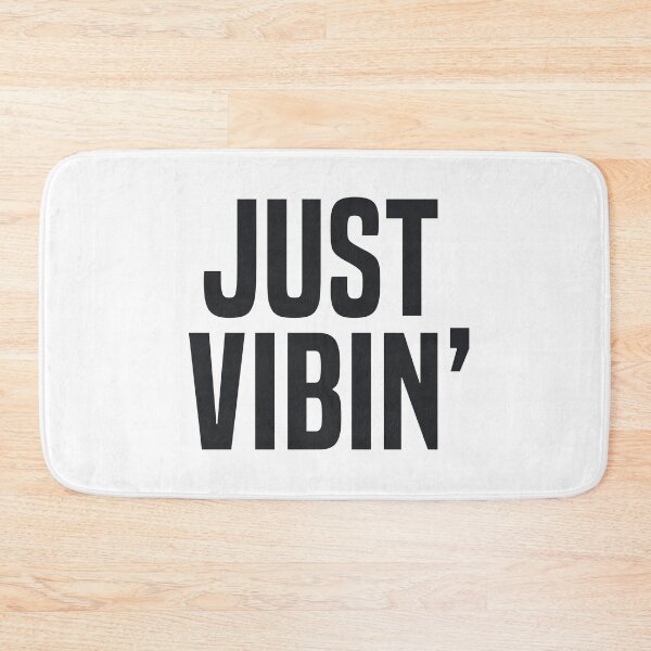 Item preview, Just Vibin’ Typography  designed and sold by Memes N Lore .