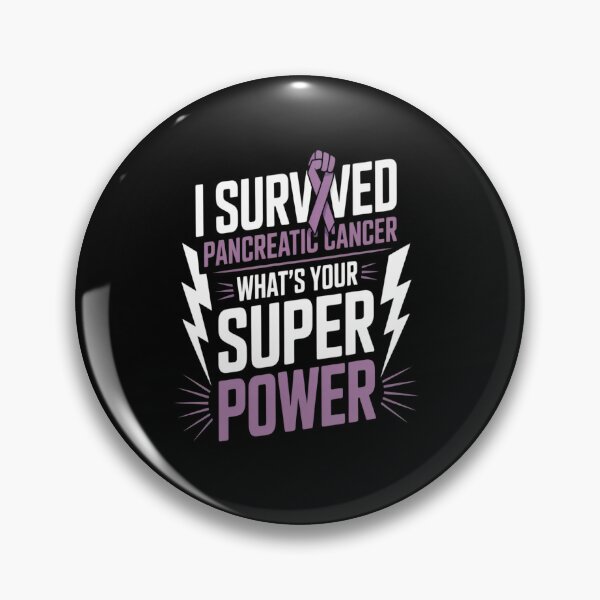 Item preview, Survived Pancreatic Cancer Awareness Survivor Purple Ribbon designed and sold by SIGORDESIGN.