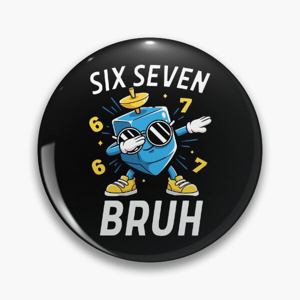 Item preview, Six Seven Bruh Dabbing Dreidel Hanukkah Chanukah 67 Meme designed and sold by pansak.