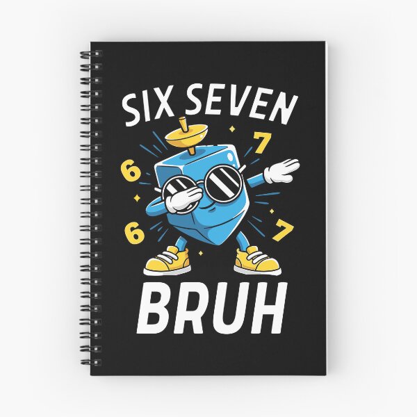Item preview, Six Seven Bruh Dabbing Dreidel Hanukkah Chanukah 67 Meme designed and sold by pansak.