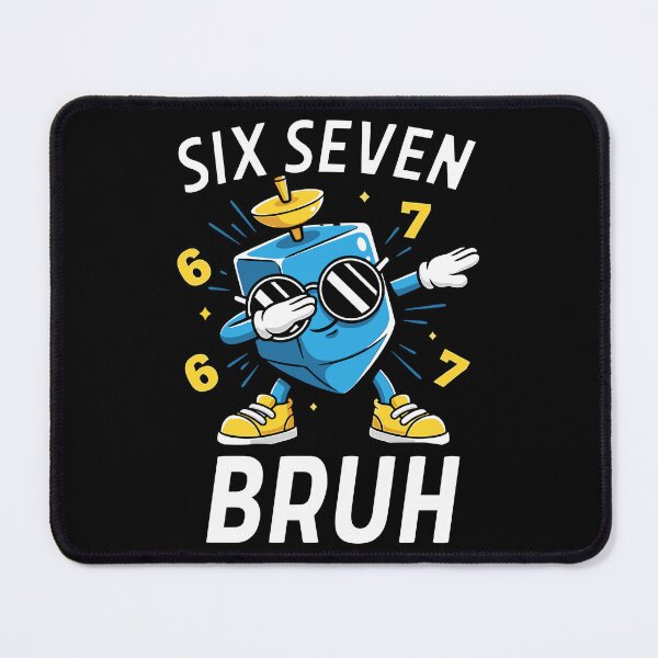 Item preview, Six Seven Bruh Dabbing Dreidel Hanukkah Chanukah 67 Meme designed and sold by pansak.