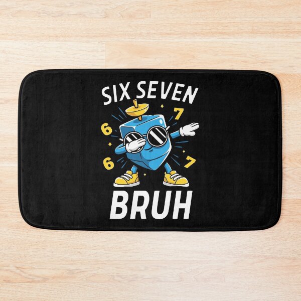 Item preview, Six Seven Bruh Dabbing Dreidel Hanukkah Chanukah 67 Meme designed and sold by pansak.