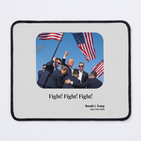 Item preview, Fight! Fight! Fight! — Butler Rally 2024 (black text) designed and sold by MAGA47Official.
