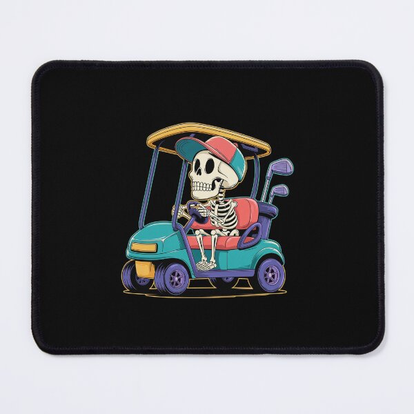 Item preview, Halloween Skeleton Golf Cart Golfer designed and sold by imsamaharem.