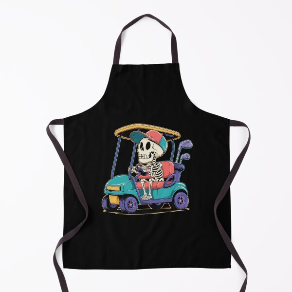 Item preview, Halloween Skeleton Golf Cart Golfer designed and sold by imsamaharem.
