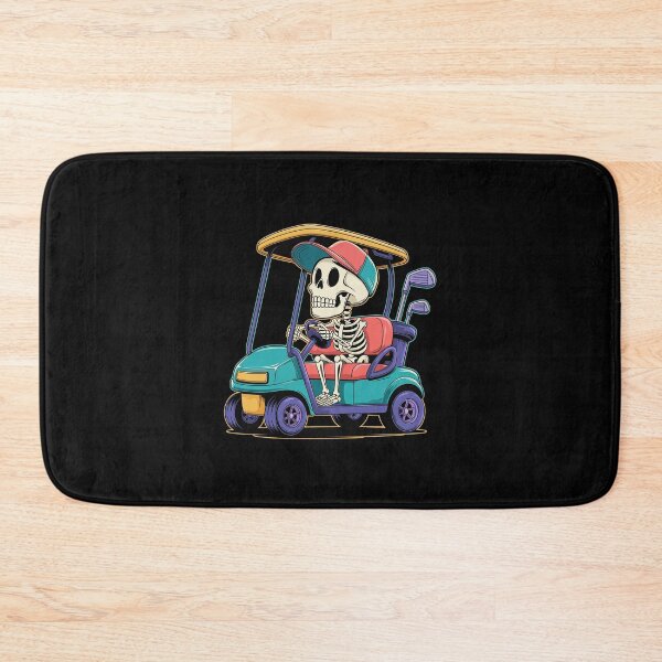 Item preview, Halloween Skeleton Golf Cart Golfer designed and sold by imsamaharem.