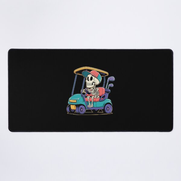 Item preview, Halloween Skeleton Golf Cart Golfer designed and sold by imsamaharem.