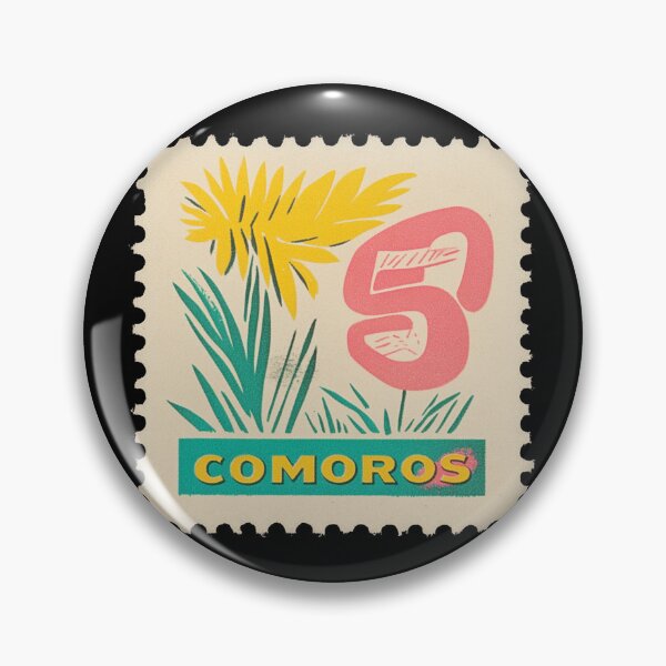 Item preview, Vintage Comoros Postage Stamp Art - Tropical Ylang-Ylang Flower designed and sold by tiigerdad.