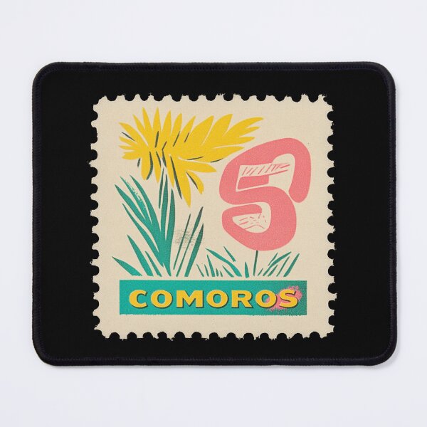 Item preview, Vintage Comoros Postage Stamp Art - Tropical Ylang-Ylang Flower designed and sold by tiigerdad.