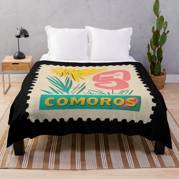 Item preview, Vintage Comoros Postage Stamp Art - Tropical Ylang-Ylang Flower designed and sold by tiigerdad.
