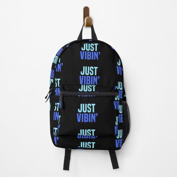 Item preview, Just Vibin’, Blue Typography designed and sold by Memes N Lore .