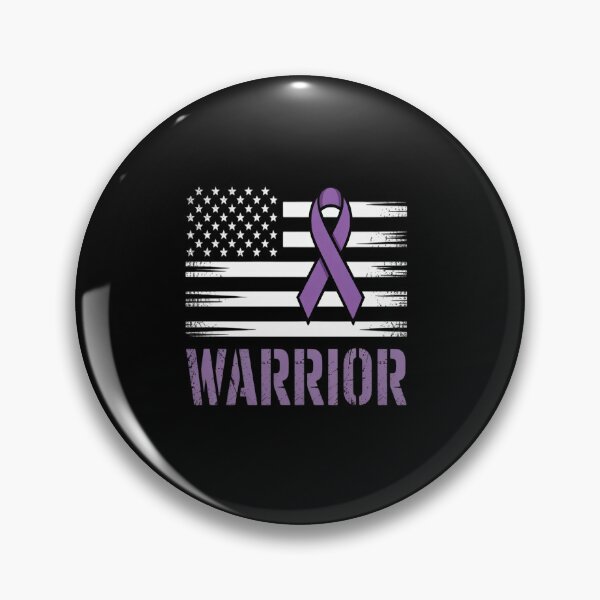 Item preview, Warrior Flag Purple Support Pancreatic Cancer Awareness designed and sold by SIGORDESIGN.