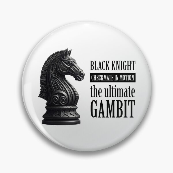 Item preview, The Ultimate Gambit - Ornate Black Knight designed and sold by HexOne.