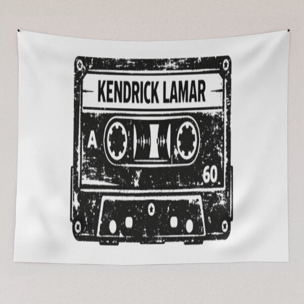Item preview, Kendrick Lamar Retro Cassette Tape Vintage Hip Hop Design designed and sold by Gramemptere2001.