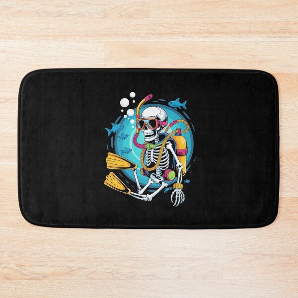 Item preview, Halloween Skeleton Scuba Diving Diver designed and sold by imsamaharem.