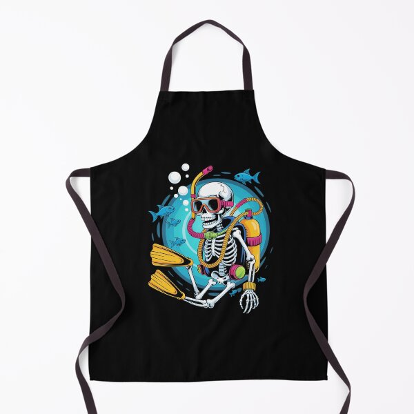Item preview, Halloween Skeleton Scuba Diving Diver designed and sold by imsamaharem.