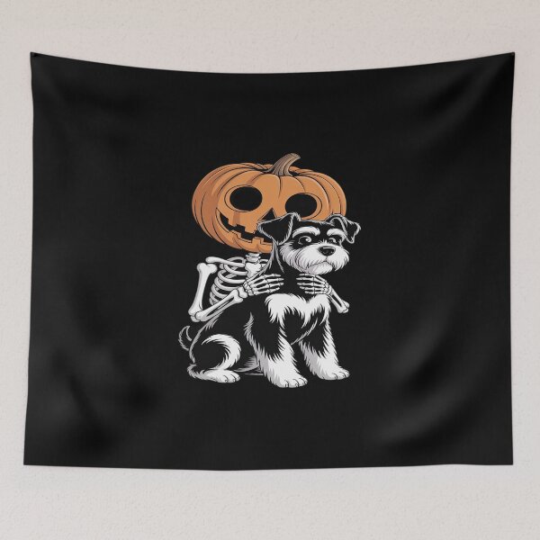 Item preview, Halloween Skeleton Standard Schnauzer designed and sold by imsamaharem.