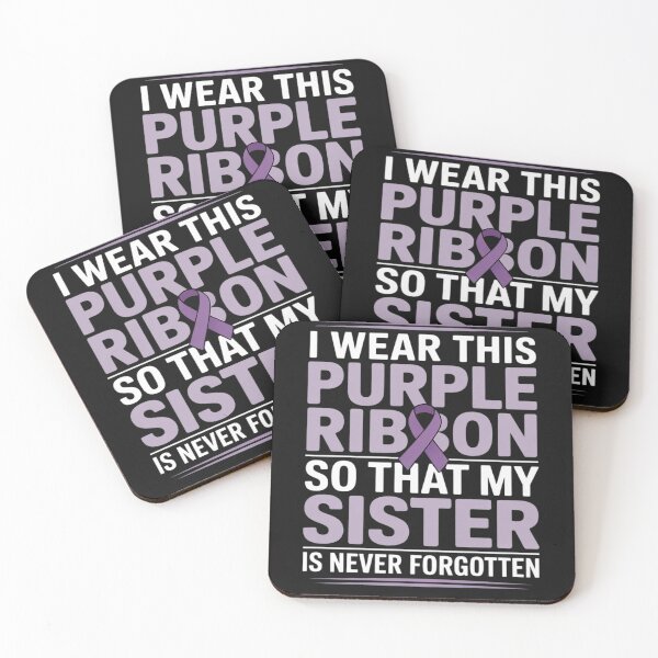 Item preview, Sister I Wear This Purple Ribbon Overdose Awareness Day Gift designed and sold by trinfhri.