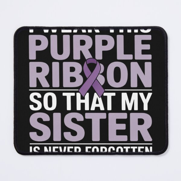 Item preview, Sister I Wear This Purple Ribbon Overdose Awareness Day Gift designed and sold by trinfhri.