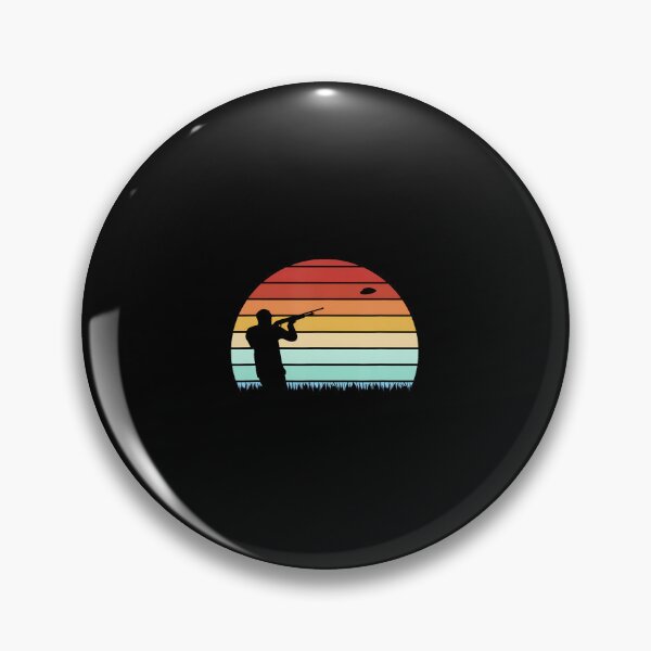 Artikelvorschau, Retro Vintage Trap-Schießen Trap-Schütze Silhouette entworfen und verkauft von pfanodlnazb.