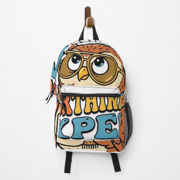 Item preview, Overthinking Expert – Retro Owl with Coffee | Funny Pop Art 70s Design designed and sold by SoulenCify.