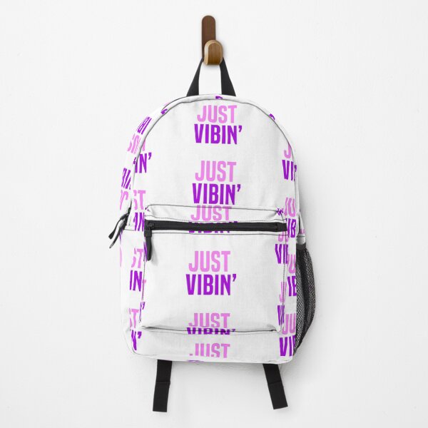 Item preview, Just Vibin’ Pink and Purple Typography designed and sold by Memes N Lore .