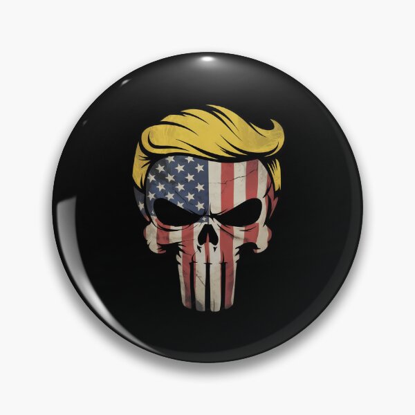Item preview, Donald Trump Hair president Skull Take America Back Merica designed and sold by MarkLeedsArt.