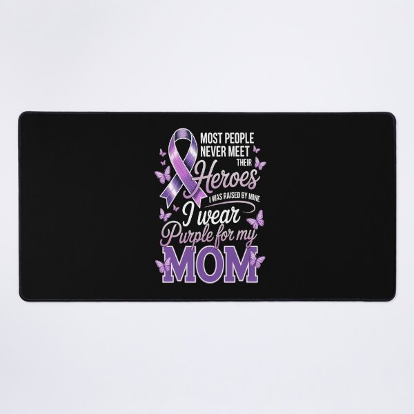 Item preview, My Heroes I Wear Purple For My Mom Pancreatic Cancer designed and sold by Moxizz.