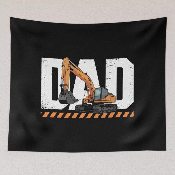 Item preview, Excavator Dad Father's Day Construction Father Birthday designed and sold by EllenJast.