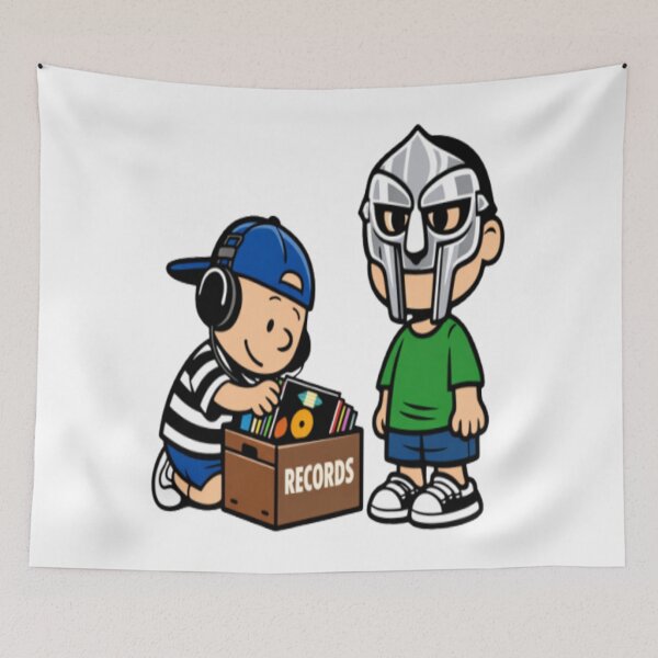 Item preview, Madvillain Peanuts Mashup - MF DOOM & Madlib Cartoon Tribute designed and sold by Gramemptere2001.