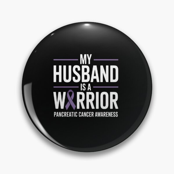 Item preview, My Husband is a Warrior Pancreatic Cancer Awareness designed and sold by Moxizz.