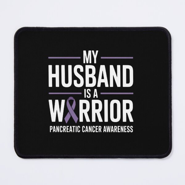 Item preview, My Husband is a Warrior Pancreatic Cancer Awareness designed and sold by Moxizz.