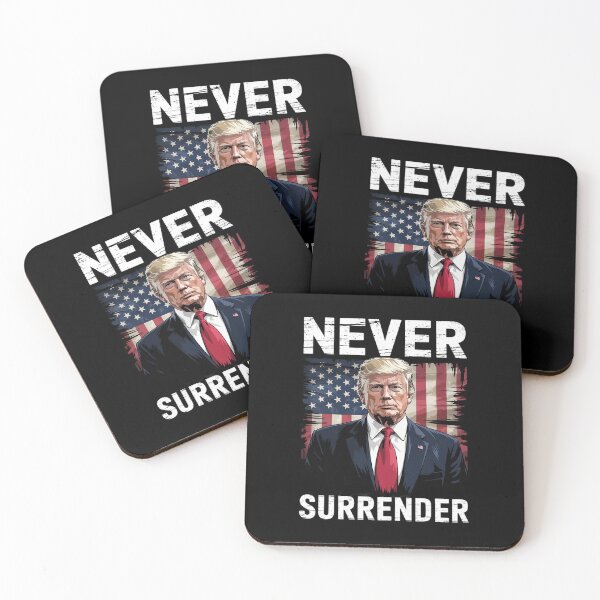 Item preview, Donald Trump Mug Shot Never Surrender 2024 designed and sold by MarkLeedsArt.
