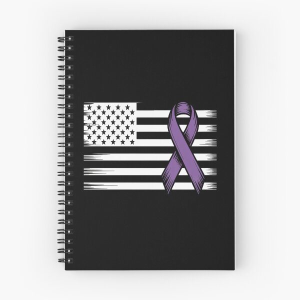 Item preview, Pancreatic Cancer American Flag - Grunge Awareness Ribbon designed and sold by Moxizz.