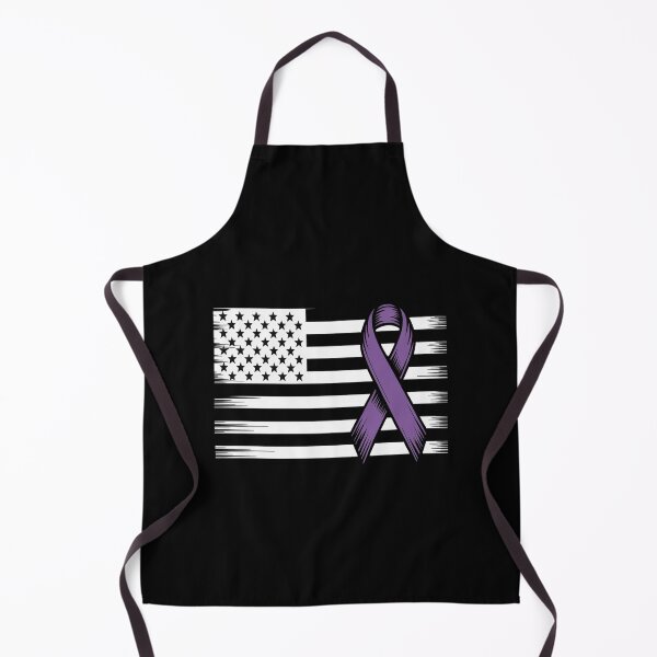 Item preview, Pancreatic Cancer American Flag - Grunge Awareness Ribbon designed and sold by Moxizz.