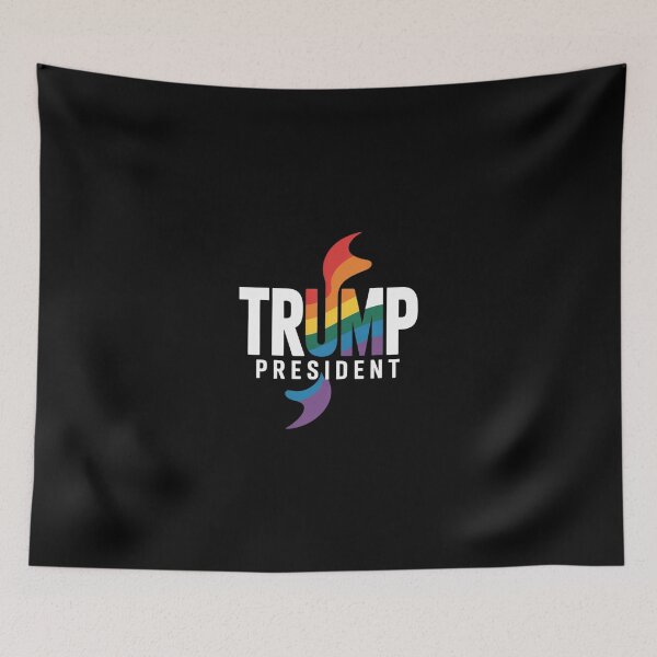 Item preview, Donald Trump President 2020 LGBT Rainbow Gay Pride  designed and sold by SyntaxClaw.