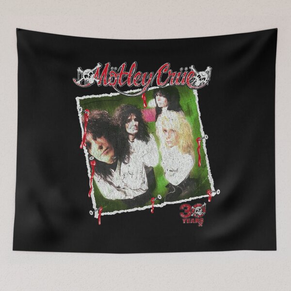 Item preview, Motley Crue Vintage Band Collage Rock Art Design designed and sold by davidtranvvfl.