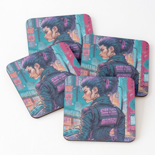 Item preview, Cyberpunk Retro-Comic: Dystopian Girl designed and sold by zerocult.