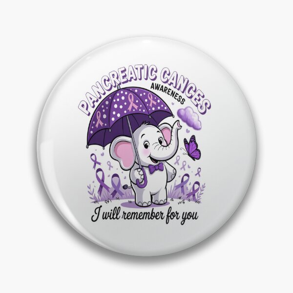 Item preview, Pancreatic Cancer Awareness Elephant designed and sold by Moxizz.