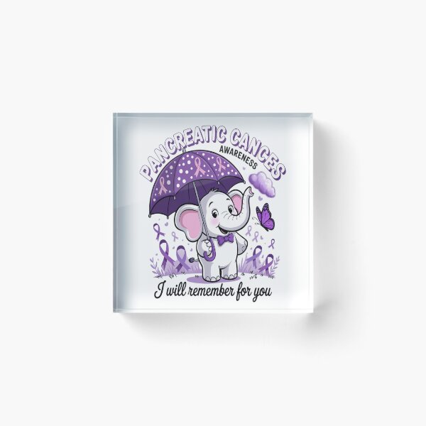 Item preview, Pancreatic Cancer Awareness Elephant designed and sold by Moxizz.
