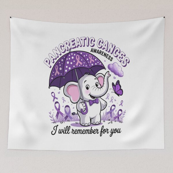 Item preview, Pancreatic Cancer Awareness Elephant designed and sold by Moxizz.