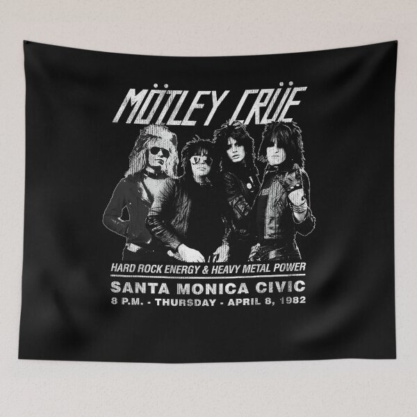 Item preview, Motley Crue Santa Monica Civic Vintage Concert Poster designed and sold by josephkyqba.