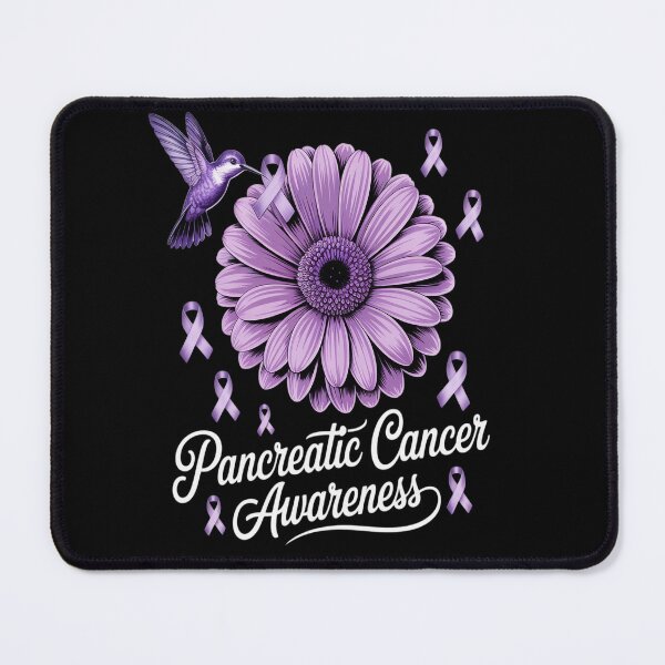 Item preview, Pancreatic Cancer Awareness Hummingbird Purple Ribbon designed and sold by Moxizz.