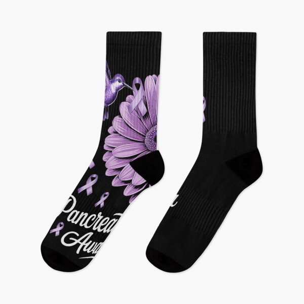 Item preview, Pancreatic Cancer Awareness Hummingbird Purple Ribbon designed and sold by Moxizz.